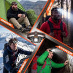 10 Pack Rechargeable Headlamp, USB Rechargeable LED Head Lamp Bulk, 4 Mode 90° - Image 5