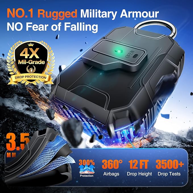Armoured Heavy Duty for AirPods Pro3 Generation Case - Image 2