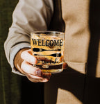 Nogrit Lake House Decor Whiskey Glasses 10 Oz, Welcome To The Lake, Beach Wine - Image 4