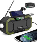 Emergency Radio Waterproof Bluetooth Speaker, Portable AM FM Radio by Libovgogo