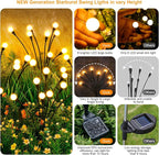 ASMAD Solar Lights Outdoor, Solar Garden Lights, Outdoor Decorations, Firefly - Image 2
