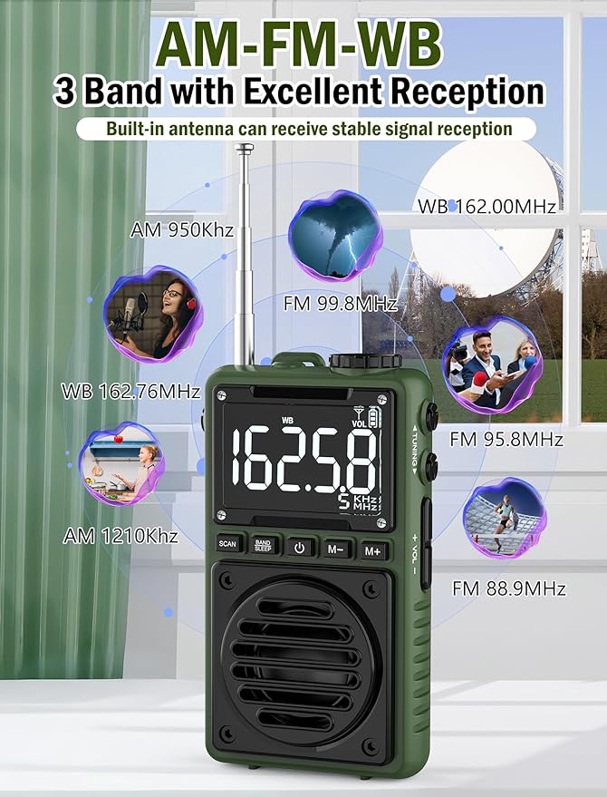 Digital AM FM Weather Band Radio - Image 2