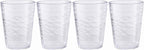 KLIFA- RIPPLE- 16 ounce, Acrylic Tumbler Drinking Glasses Cups, Stackable - Image 8