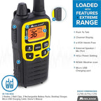Midland® - T61VP3 X-TALKER - Two-Way Radio - 36 Channel FRS- Long Range Walkie - Image 5