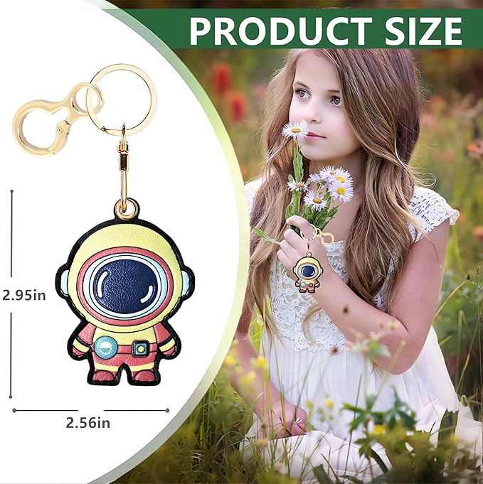 Leather Keychain Holder Case Compatible - Image 2