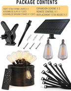 TW SHINE 100 FT Solar String Lights Outdoor, 31+2 LED Waterproof Shatterproof - Image 8