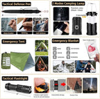 Survival Kit, Emergency Kit for Earthquake, Outdoor Adventure, Gifts for Men - Image 5
