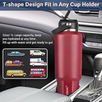 HYDROWION 32 oz Insulated Water Bottle, Car Water Bottle Holder - Image 2
