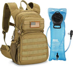 CVLIFE Hydration Backpack with 3L TPU Tactical Water Bladder, 22L Hiking by CVLIFE