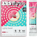 40 Sticks Sugar Free & 0 Calorie Electrolyte Hydration Packets, Low Sodium by ZestLytes