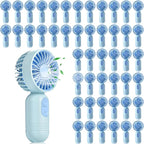 Rossesay 48 Pcs Mini Portable Fan Bulk Cute Handheld Lightweight Small Little by Rossesay