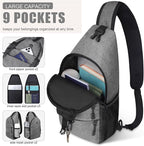 Pritent Crossbody Bags for Women Men Trendy Sling Bag Backpack Casual Chest Bag - Image 3