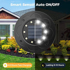 Brightown Solar Lights Outdoor Waterproof, 12 Packs LED In-Ground Solar Yard - Image 3