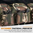 DULCE DOM 36 42 48 Inch Double Rifle Case, Tactical Soft Padded Backpack - Image 4