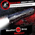1 Mode Flashlights 10 Pack, Bright Zoomable LED Tactical Flashlight High Lumens - Image 6