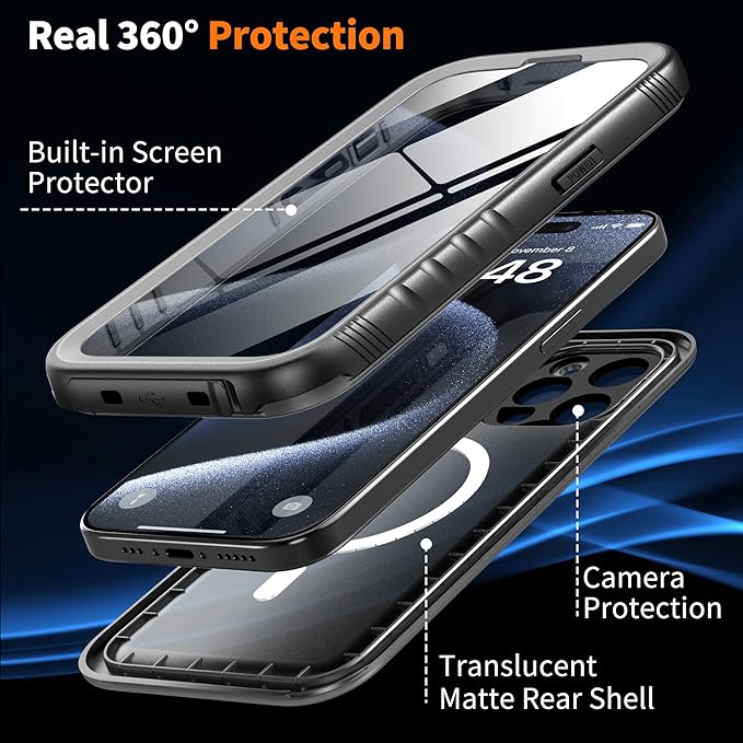 Cozycase for iPhone 14 Pro Waterproof Shockproof Dustproof Case - Image 5