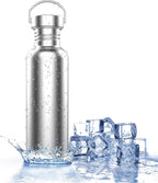 TRIPLE TREE 26 OZ Uninsulated Single Walled Stainless Steel Sports Water Bottle - Image 4