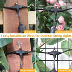 Mlambert 96Ft 3-Color in 1 48Ft LED Dimmable Outdoor String Lights - Image 9
