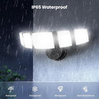 Onforu 150W LED Flood Lights Outdoor, 15000LM Brightness Security Light Switch - Image 6