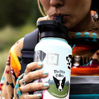 IRON °FLASK Camping & Hiking Hydration Flask - 64 oz Sky - Image 8