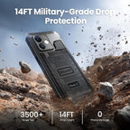 Mitywah Waterproof Case for iPhone 17, Rugged Metal Case - Image 4