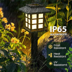 GIGALUMI Solar Outdoor Lights, 12 Pack LED Solar Lights Outdoor Waterproof - Image 2