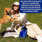Dog Travel Water Bottle W/Collapsible Bowls - Image 6