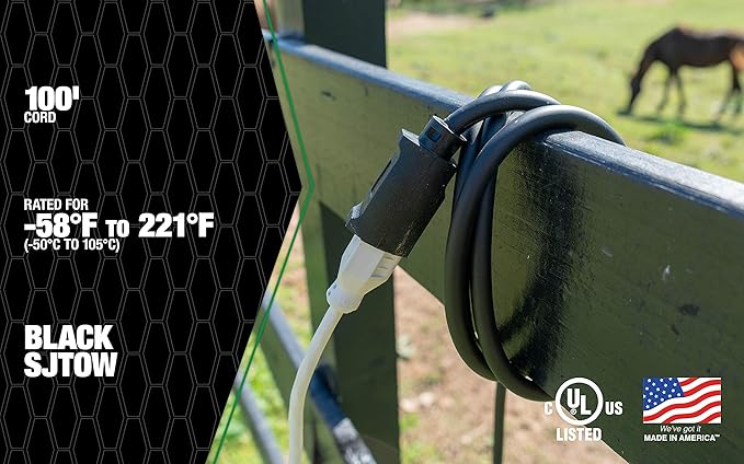 Southwire AgriPro 12 Gauge Heavy Duty Extension Cord - Image 4