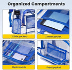 Vorspack Clear Backpack Heavy Duty PVC Transparent Backpack - Image 5