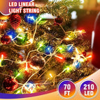 210 LED 4-Color Outdoor Easter String Lights, Seasonal Fairy Lights - Image 4