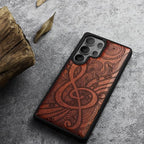 Carveit Magnetic Wooden Case for Samsung Galaxy S26 Ultra Case 2026, TPU - Image 3