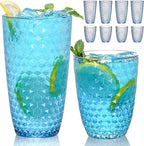 BELLAFORTE Shatterproof Plastic Tumbler Set – Laguna Beach 19oz Tall & 12oz by BELLAFORTE
