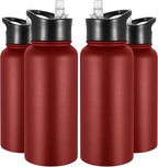 VEGOND 32 oz Insulated Water Bottle Bulk Stainless Steel Metal Water Bottles by VEGOND