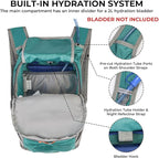 13L Small Hiking Backpack for Women Men, Lightweight Foldable Day pack - Image 8