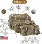 PETAC GEAR 3 PCS Tactical Modular Packing Cubes, Large Capacity Mesh Storage Bag - Image 2
