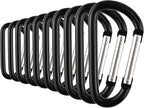 SWATOM Aluminum Carabiner Clip Snap Hook Keyring 1.5/1.9/2.2/2.4/2.8 Inch by SWATOM