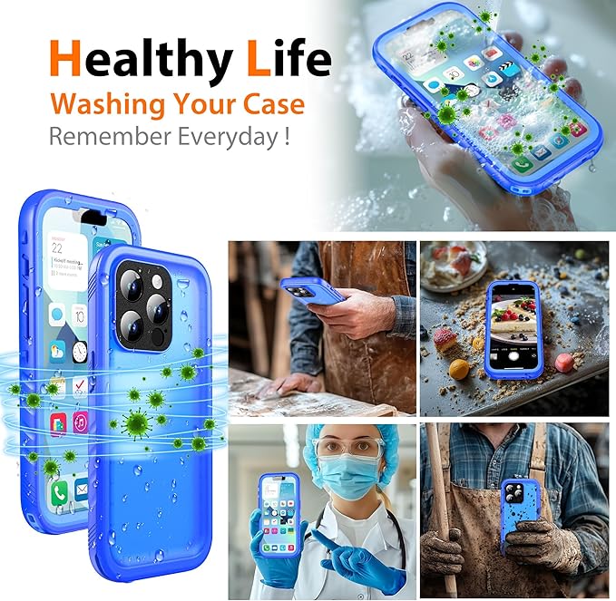 Cozycase Compatible with iPhone 13 Pro Waterproof Case - Image 11