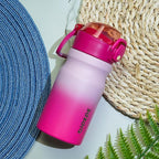 BJPKPK Water Bottle with Straw 14oz Insulated Water Bottles Reusable Stainless - Image 6