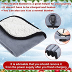 Tuanse 16 x 16 Inches Car Electric Blanket 12 Volt Heated Car Blanket - Image 3