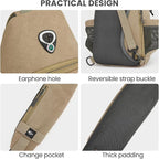G4Free Canvas Sling Bag Crossbody Backpack - Image 6