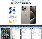 TIESZEN for iPhone 15 Pro Case, Compatible - Image 9