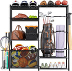 Large Sports Organizer for Garage, Ball Storage Rack Garage Sports Equipment - Image 9