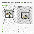 InnoGear Fence Mount for Phone, Flexible Cell Phone Fence Mount - Image 2