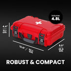 NANUK 909 Waterproof First Aid Box Empty – Durable, Medical First Aid Organizer - Image 5