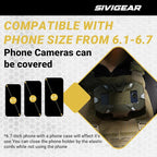 Tactical Molle Phone Holder for Plate Carrier Vest, Quick Release & Adjustable - Image 6