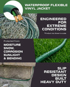 Iron Forge Cable 10ft Green Outdoor Extension Cord - Image 4