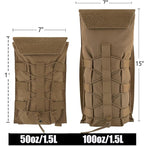 PETAC GEAR 1.5L / 3L Tactical Hydration Pack，Molle Carrier Pouch - Image 5