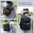 KastKing BlowBak Tactical Sling Tackle Bag-Lightweight Fishing Backpack Storge - Image 6
