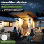 Upgraded Motion Sensor Outdoor Wall Light, 13” Dusk to Dawn Porch Light Outdoor - Image 3