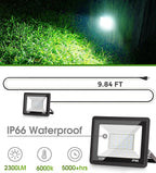 L LOHAS LED Dusk to Dawn Floodlight Outdoor, 50W Auto On/Off 6000K Daylight - Image 3